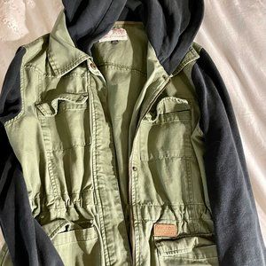 Volcom Womens Cotton Parka Style Jacket Large 14